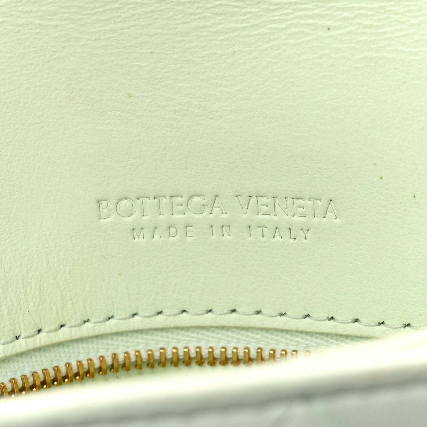 Nappa Intrecciato Mini Crossbody Bag Glacier
