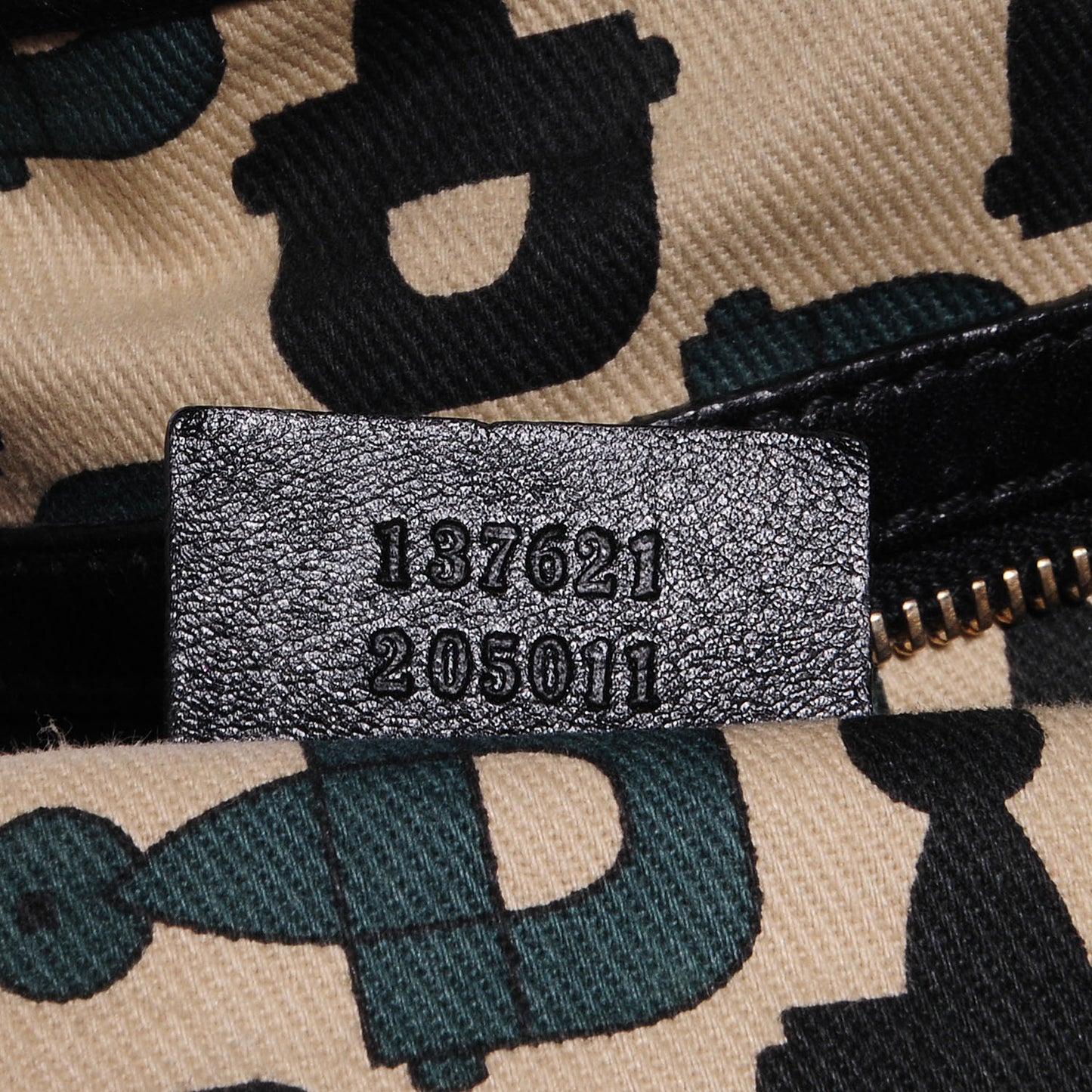 Guccissima Medium Pelham Shoulder Bag Black