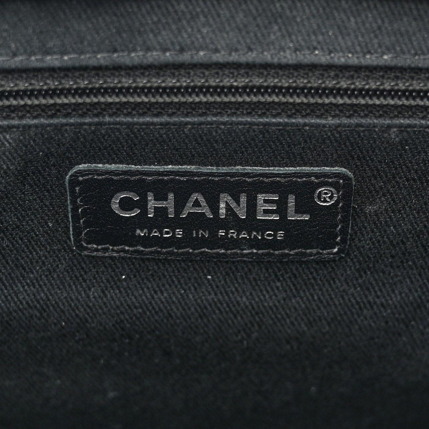 Soft Caviar Quilted CC Timeless Tote Black