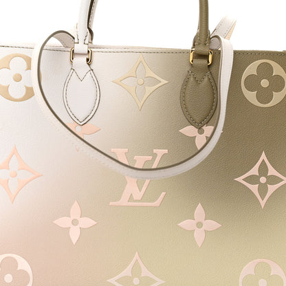 Louis Vuitton Monogram Giant Spring In The City Onthego MM Sunset Kaki 6 of 8
