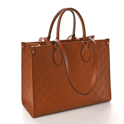 Louis Vuitton Empreinte Monogram Onthego MM Cognac 3 of 11