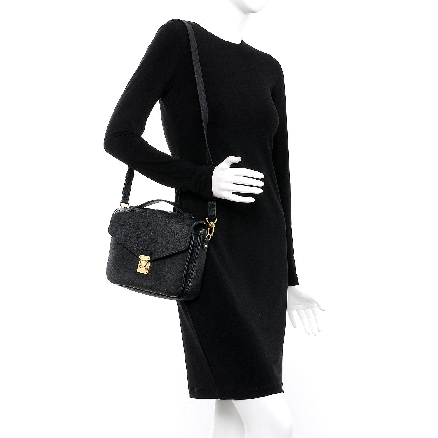 Louis Vuitton Empreinte Pochette Metis Black 2 of 7