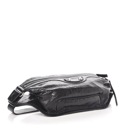 Balenciaga Lambskin Classic Hardware Neo Lift Hip Bag Black 4 of 7