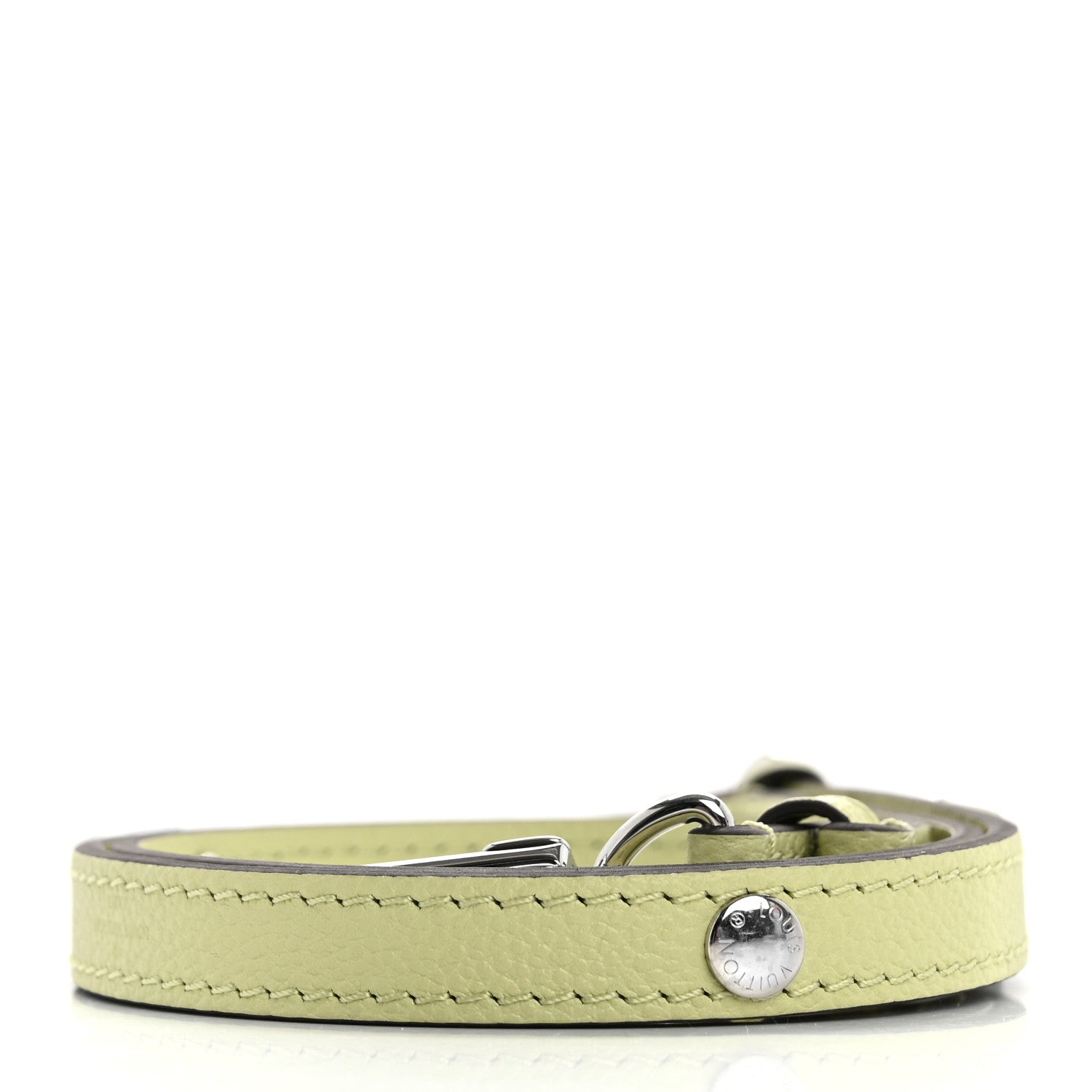 Louis Vuitton Calfskin Buci Shoulder Strap Light Green 2 of 4
