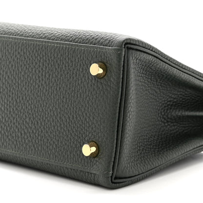 Hermes Togo Kelly Retourne 25 Vert Cypress 10 of 11