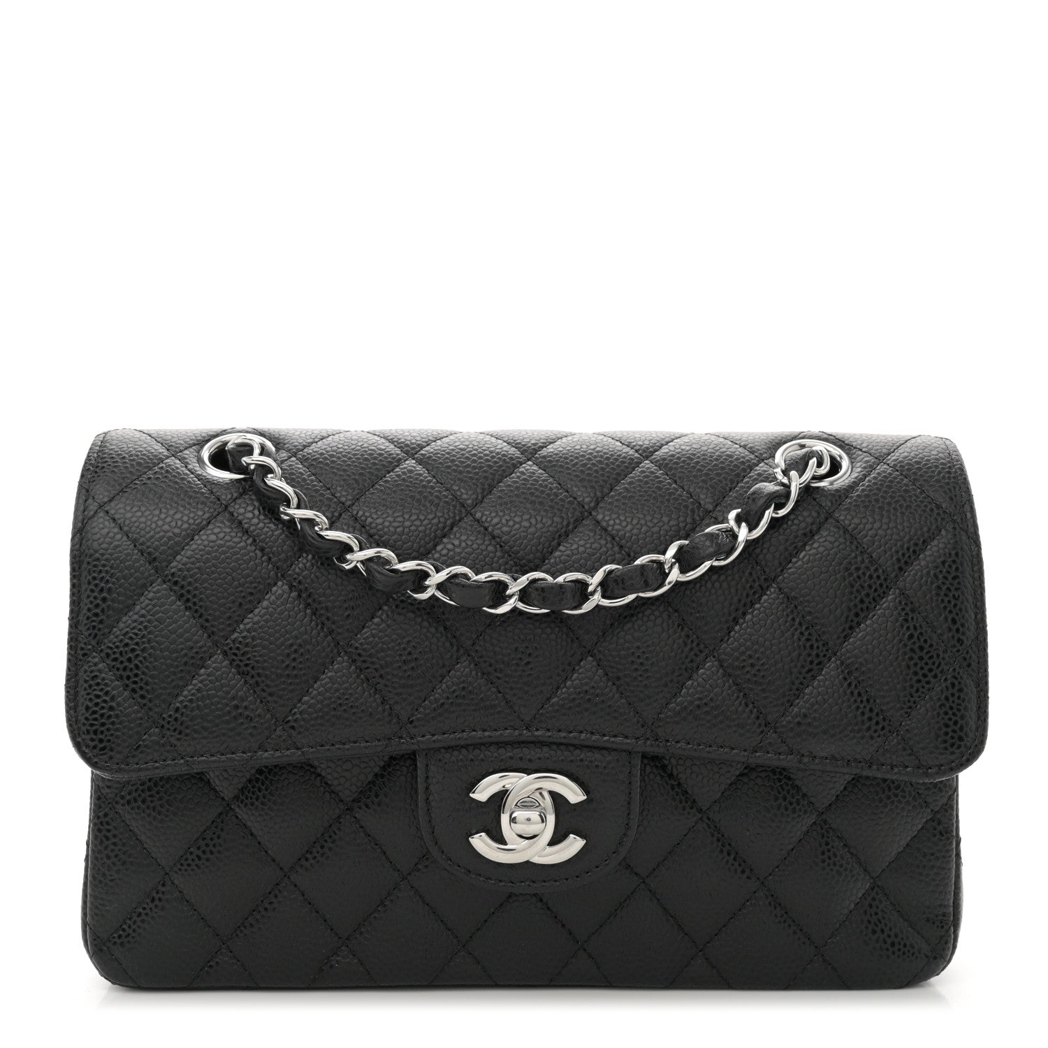 Chanel Caviar Quilted Small Double Flap Black 1 of 12
