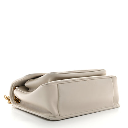 Saint Laurent Lambskin Matelasse Monogram Medium Niki Chain Satchel Crema Soft 4 of 11