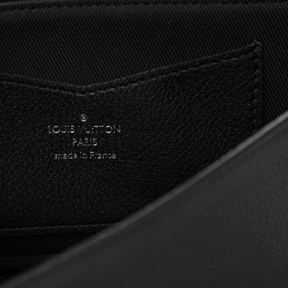 Louis Vuitton Calfskin Lockme II Wallet Black 6 of 8