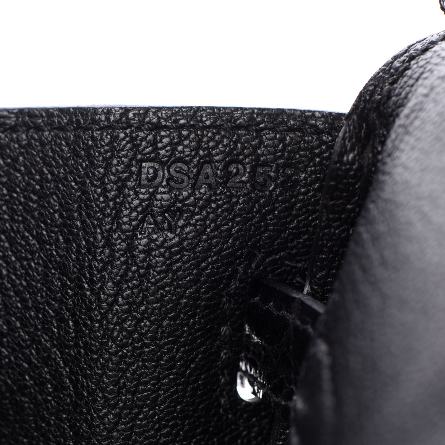 Hermes Taurillon Novillo Shiny Niloticus Crocodile Birkin Touch 25 Black 18 of 35