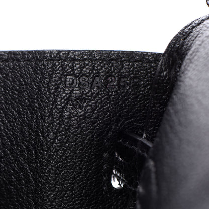 Hermes Taurillon Novillo Shiny Niloticus Crocodile Birkin Touch 25 Black 18 of 35