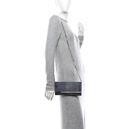 Jimmy Choo Denim Milla Clutch Blue 2 of 11