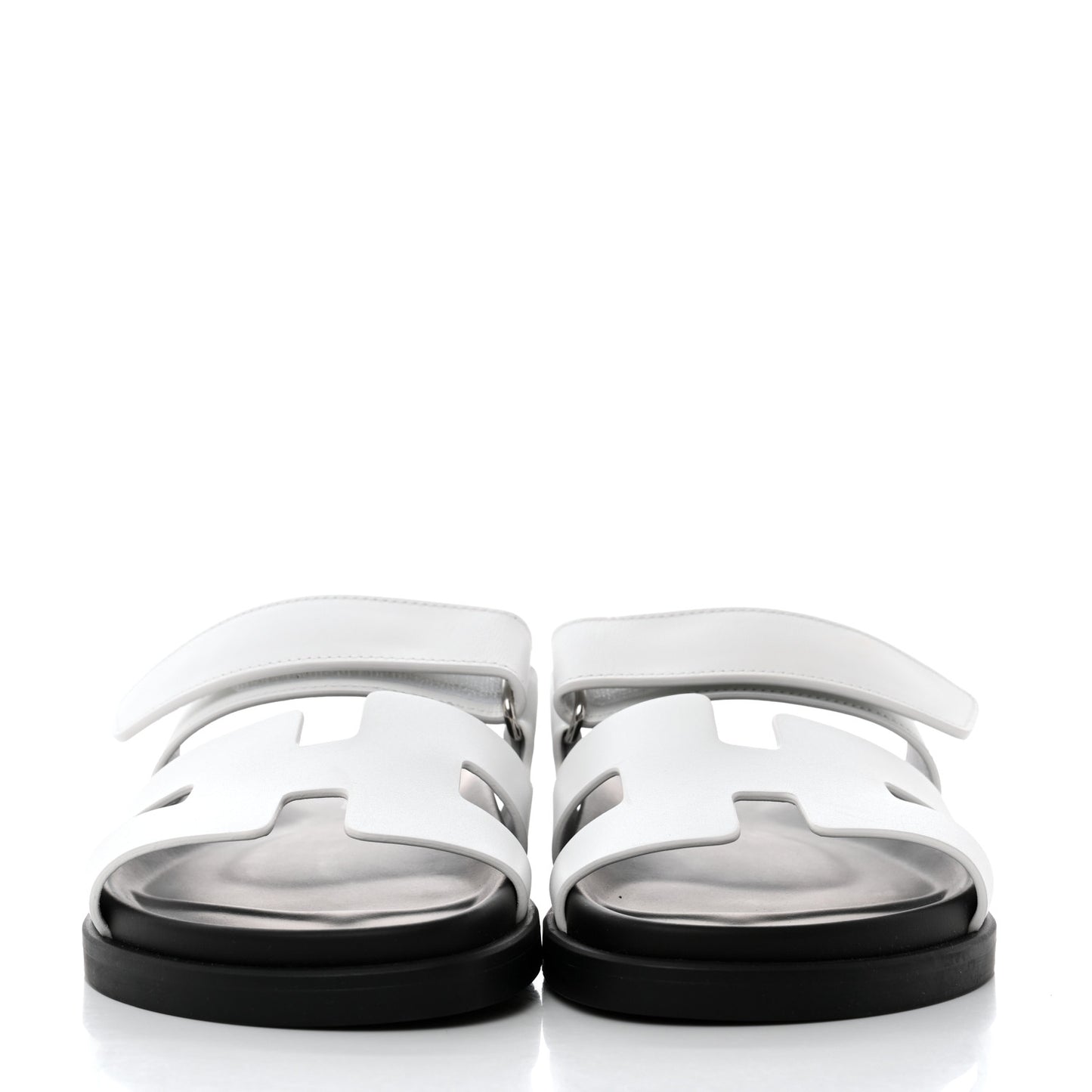 Calfskin Womens Chypre Sandals 36 White