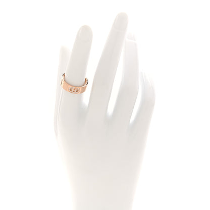 Hermes 18K Rose Gold Diamond PM H D'Ancre Ring 53 6.5 2 of 4