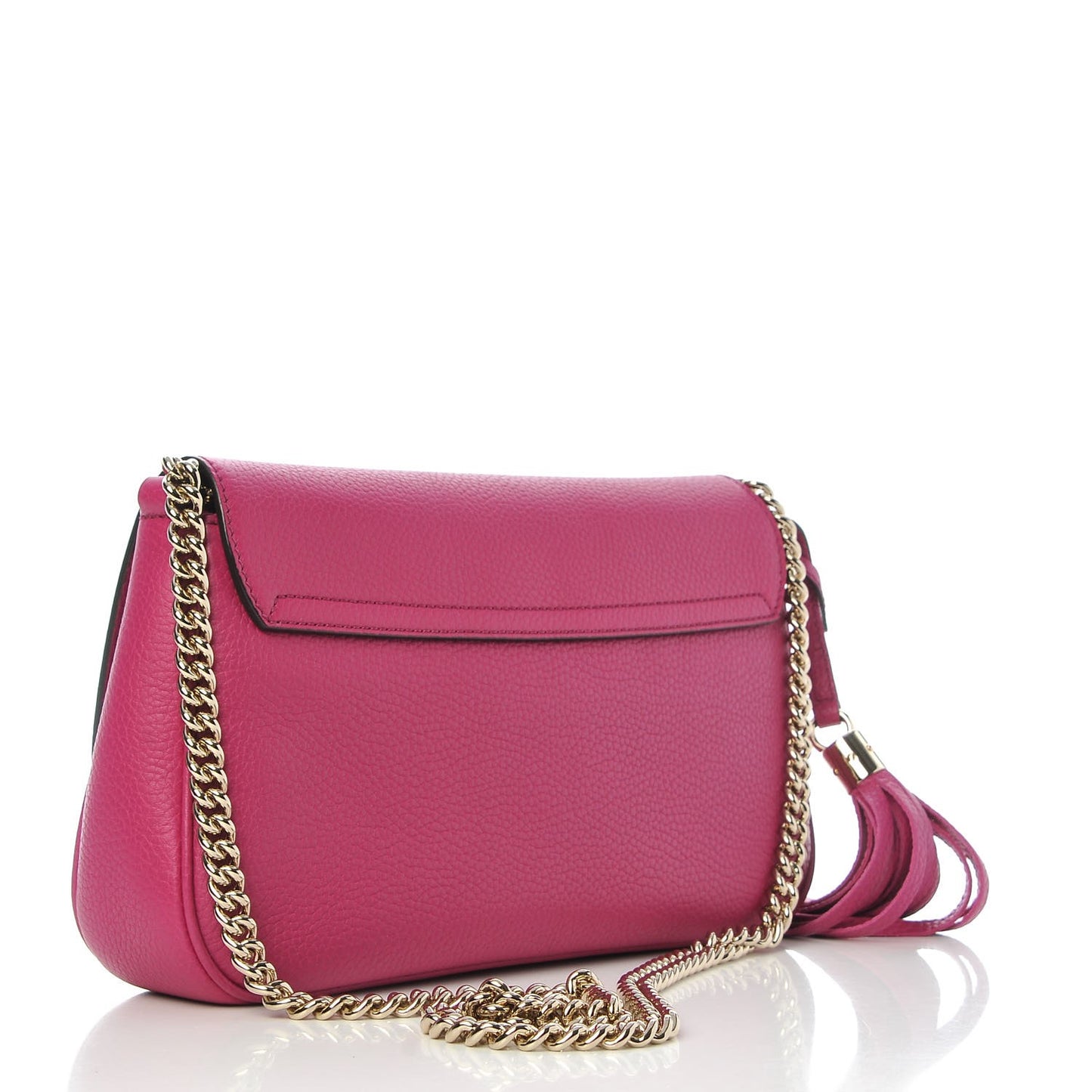 Cellarius Calfskin Medium Soho Flap Crossbody Bright Bouganville
