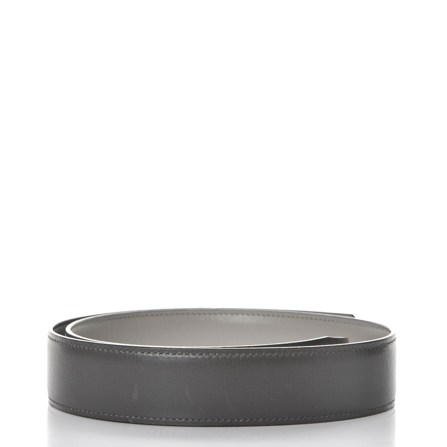 Hermes Box Reversible 32mm Belt Strap 70 Graphite Gris Perle 2 of 10