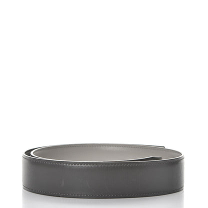 Hermes Box Reversible 32mm Belt Strap 70 Graphite Gris Perle 2 of 10