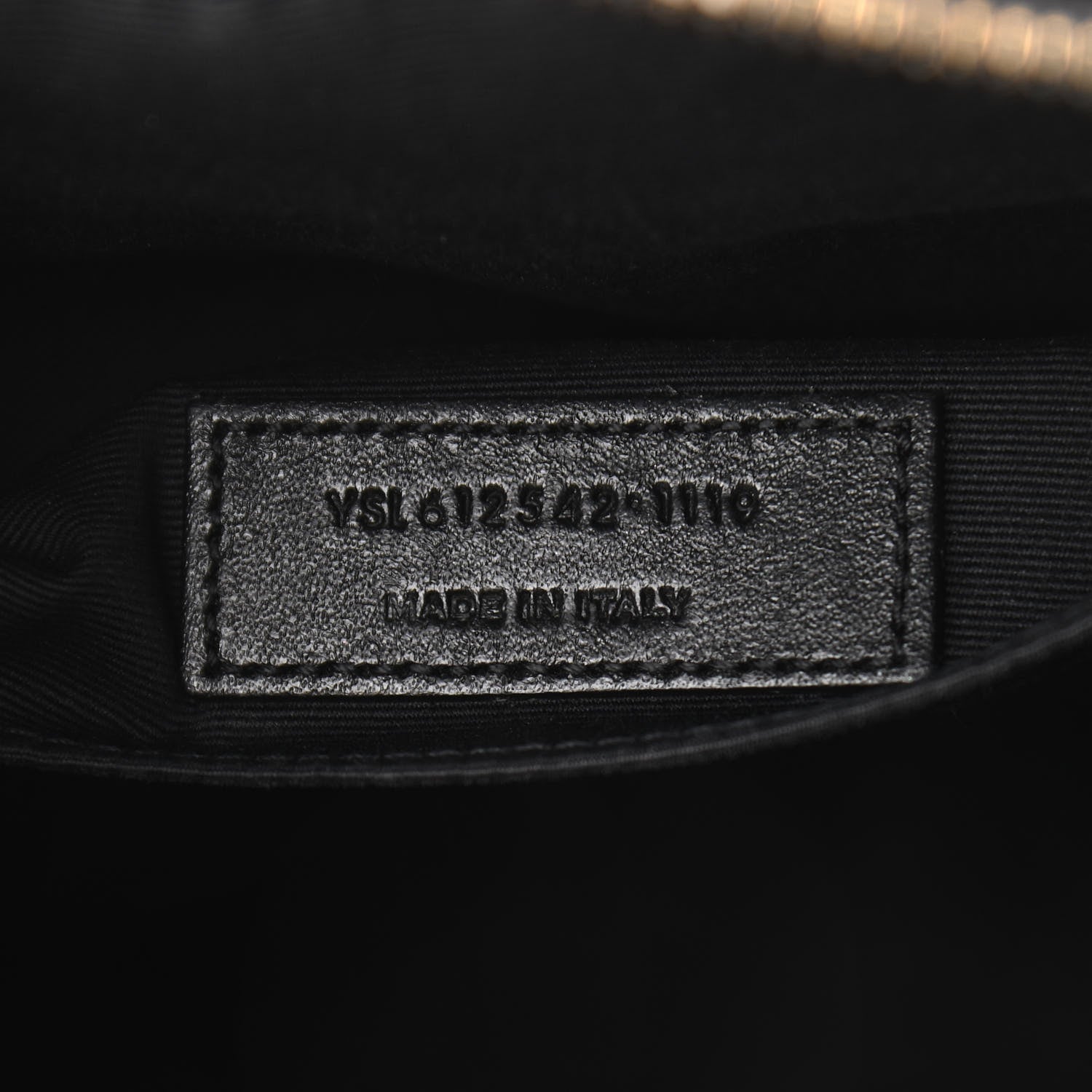 Saint Laurent Lambskin Monogram Small Lou Camera Bag Black 7 of 12