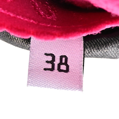 Balenciaga Lace Jersey Pantaleggings Pointed Toe Knife Thigh High Boots 39 Black Pink 10 of 10