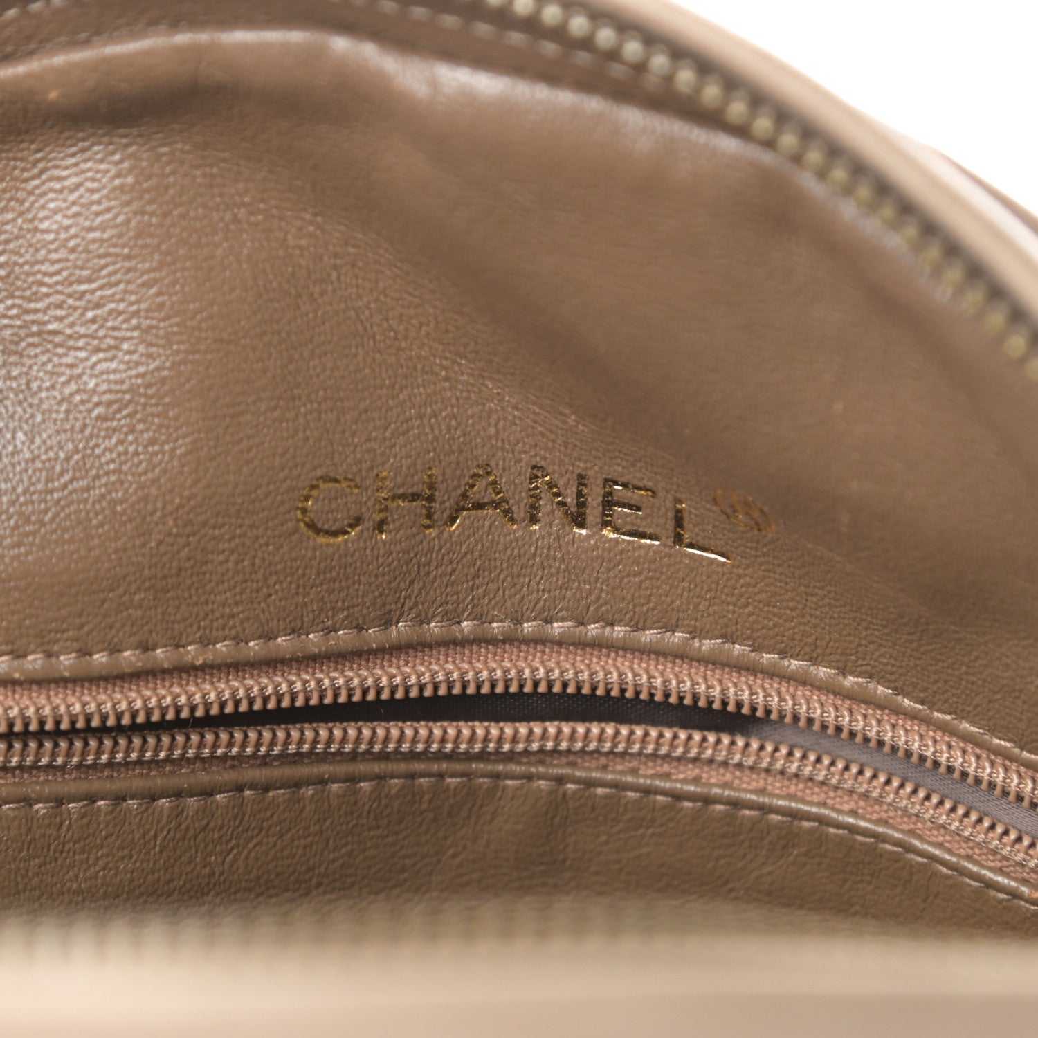 Chanel Lambskin Quilted Round Tassel Crossbody Bag Beige 8 of 15