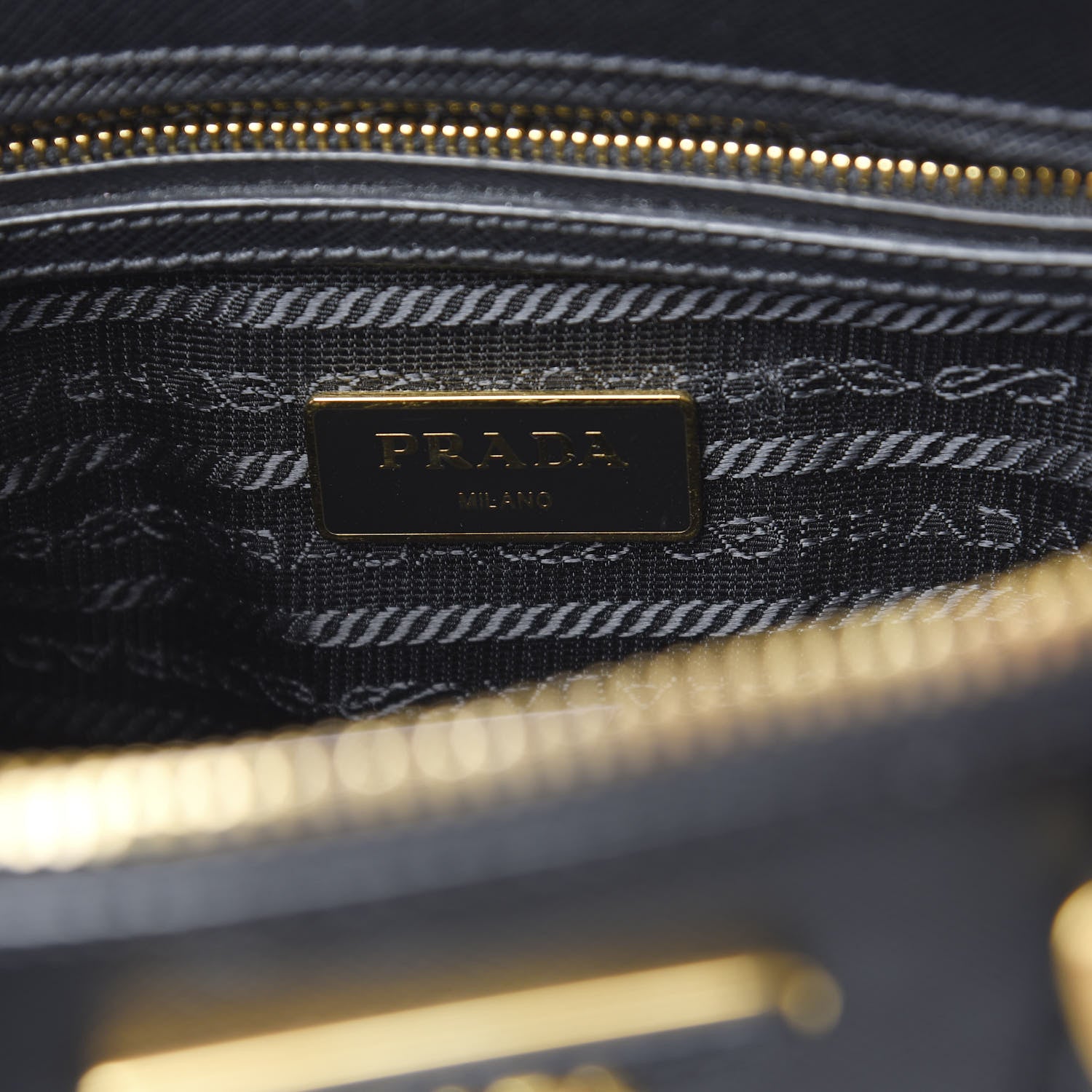 Prada Saffiano Lux Small Promenade Tote Black 5 of 12