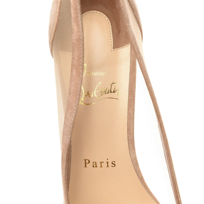 Christian Louboutin Veau Velours Rete Galativi 85 Pumps 37 Courtisane 8 of 8