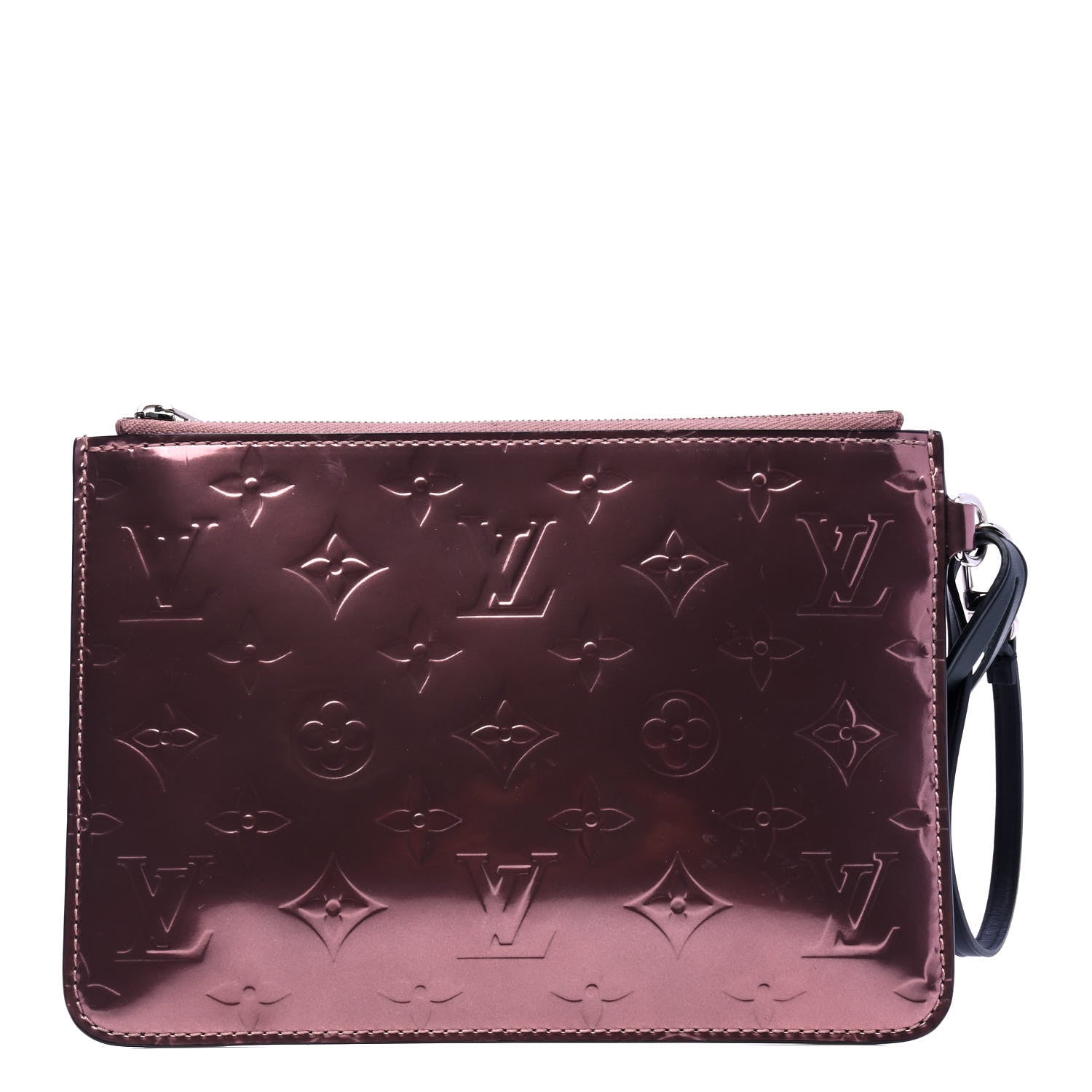 Louis Vuitton Vernis Long Beach Neverfull PM Pochette Rose Cuivre 1 of 5