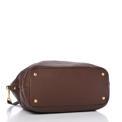 Prada Vitello Daino Shopping Tote Bruciato 4 of 9