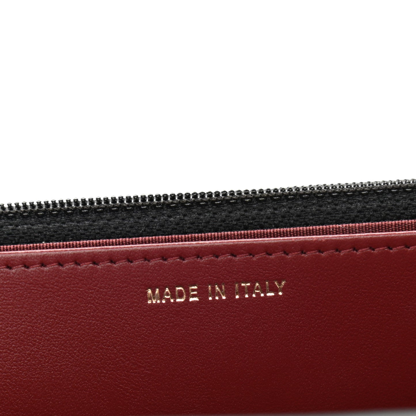 Calfskin Quilted Perfect Fit Wallet On Chain WOC Black