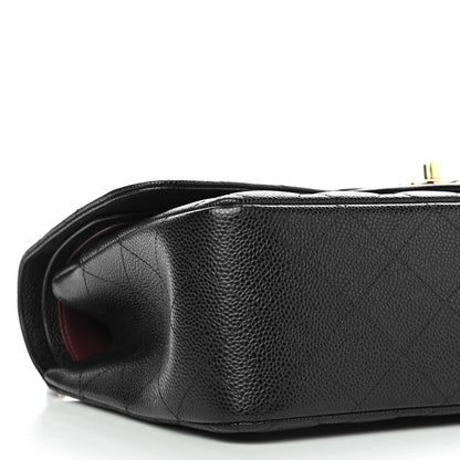 Chanel Caviar Quilted Jumbo Double Flap Black 6 of 7