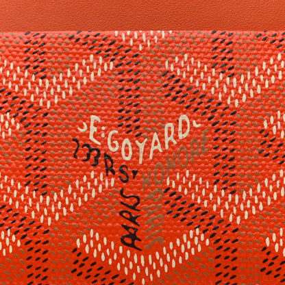Goyard Goyardine Saint Sulpice Card Holder Orange 5 of 7