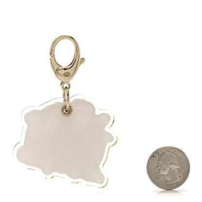 Chanel Metal Resin Los Angeles Bag Charm Gold Multicolor 2 of 3