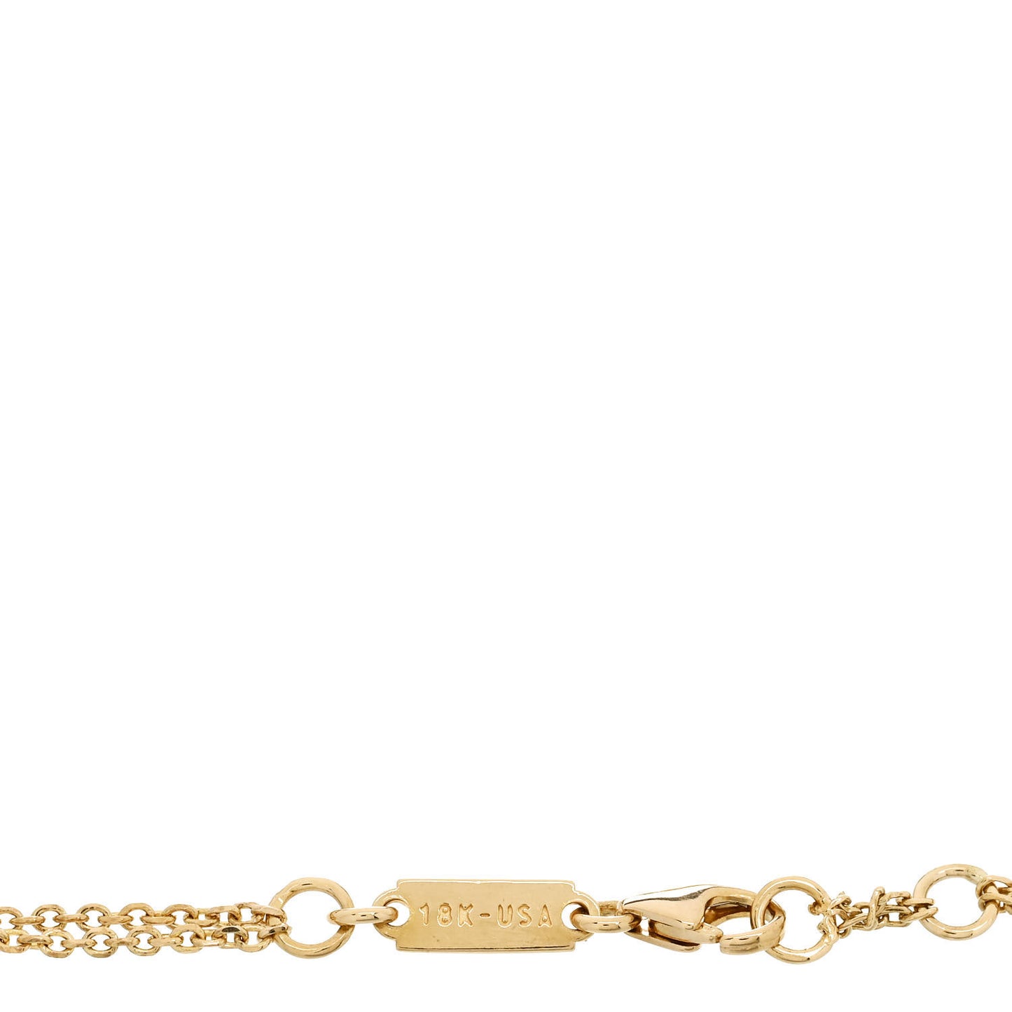 18K Yellow Gold Diamond Classic Bar Bracelet