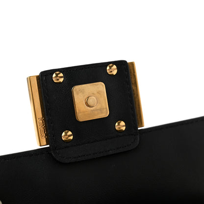 Fendi Nappa FF 1974 Embossed Mini Baguette Black 11 of 12