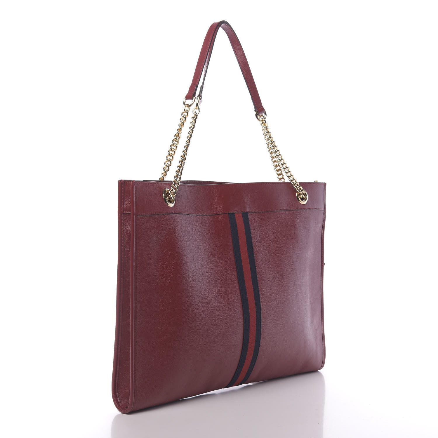 Gucci Calfskin Large Rajah Chain Tote Romantic Cherry 3 of 10