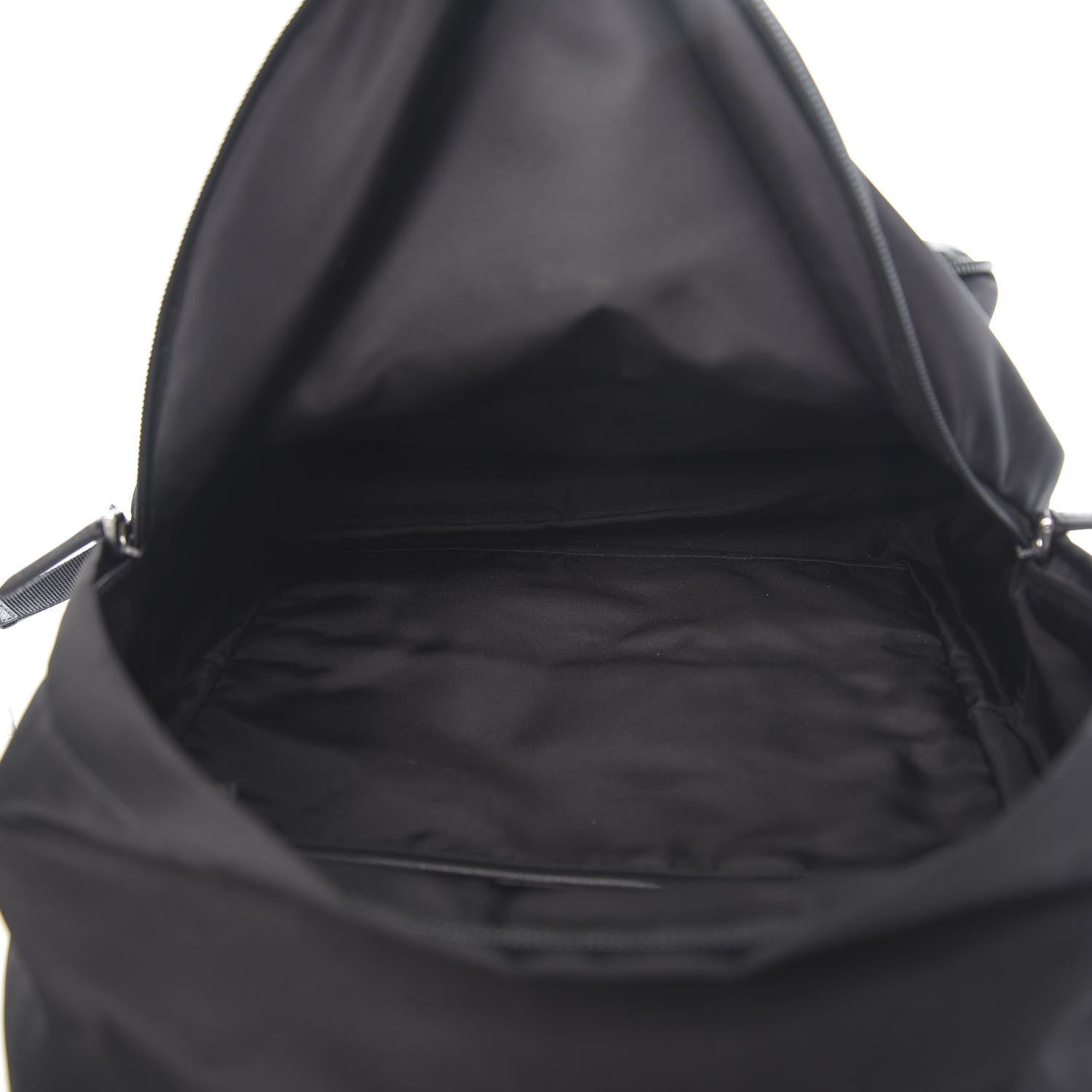 Prada Tessuto Nylon Saffiano Day Backpack Black 4 of 8