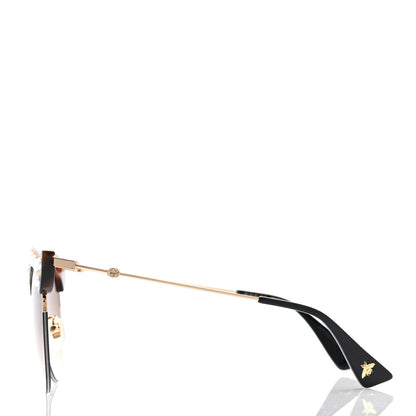 Gucci Pearl Cat Eye Sunglasses GG0212S Tortoise 3 of 7