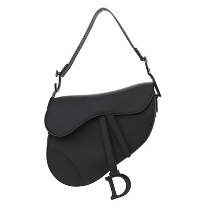 Christian Dior Ultra Matte Calfskin Saddle Bag Black 1 of 11