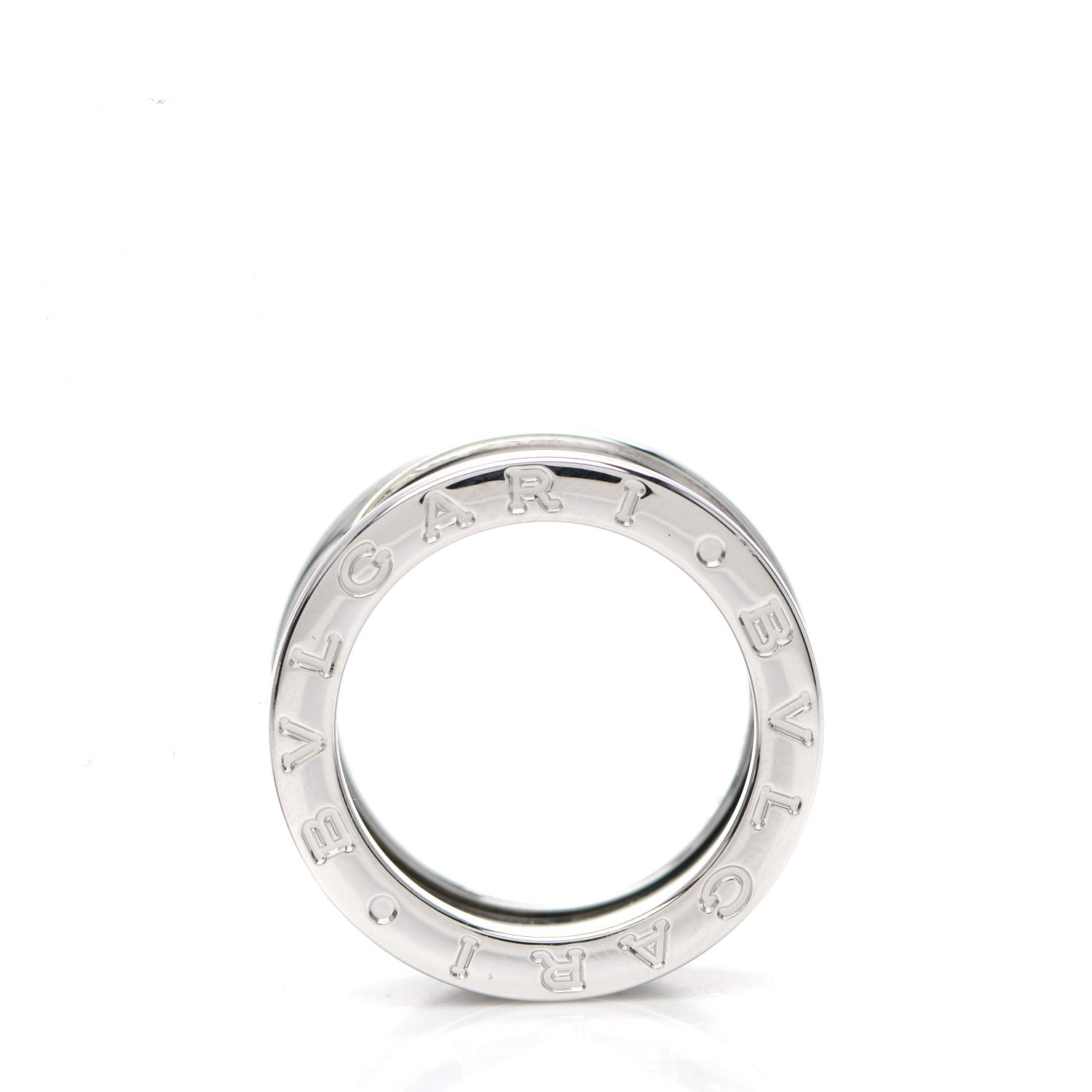 Bulgari 18K White Gold B.Zero1 Three-Band Ring 48 4.5 4 of 6