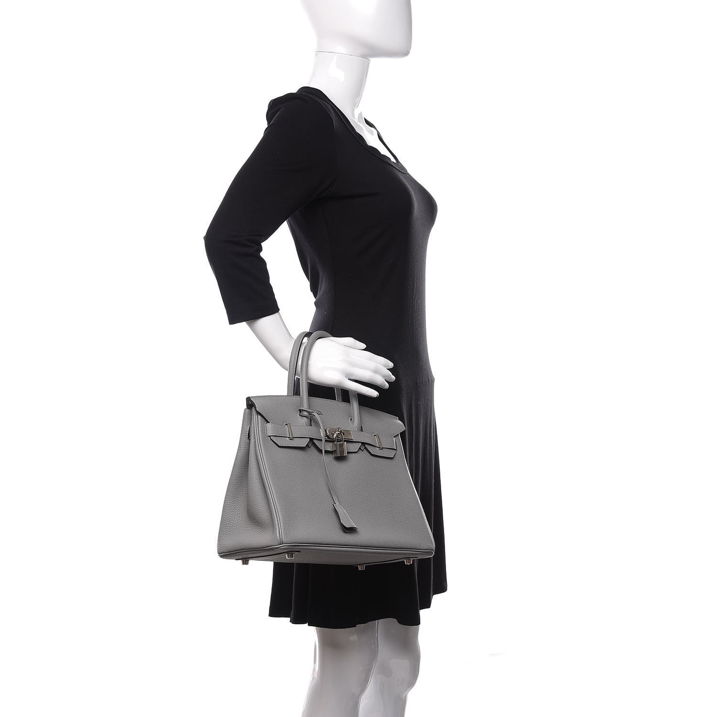 Togo Birkin 30 Gris Mouette