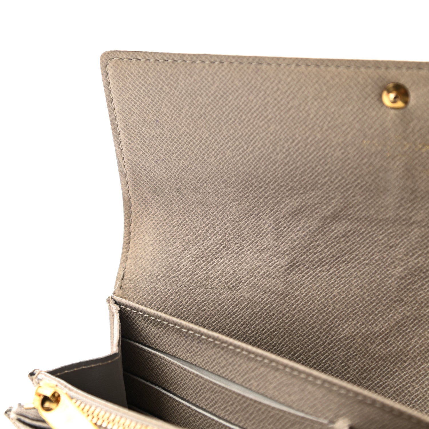 Louis Vuitton Monogram Dentelle Sarah Wallet Silver 8 of 13