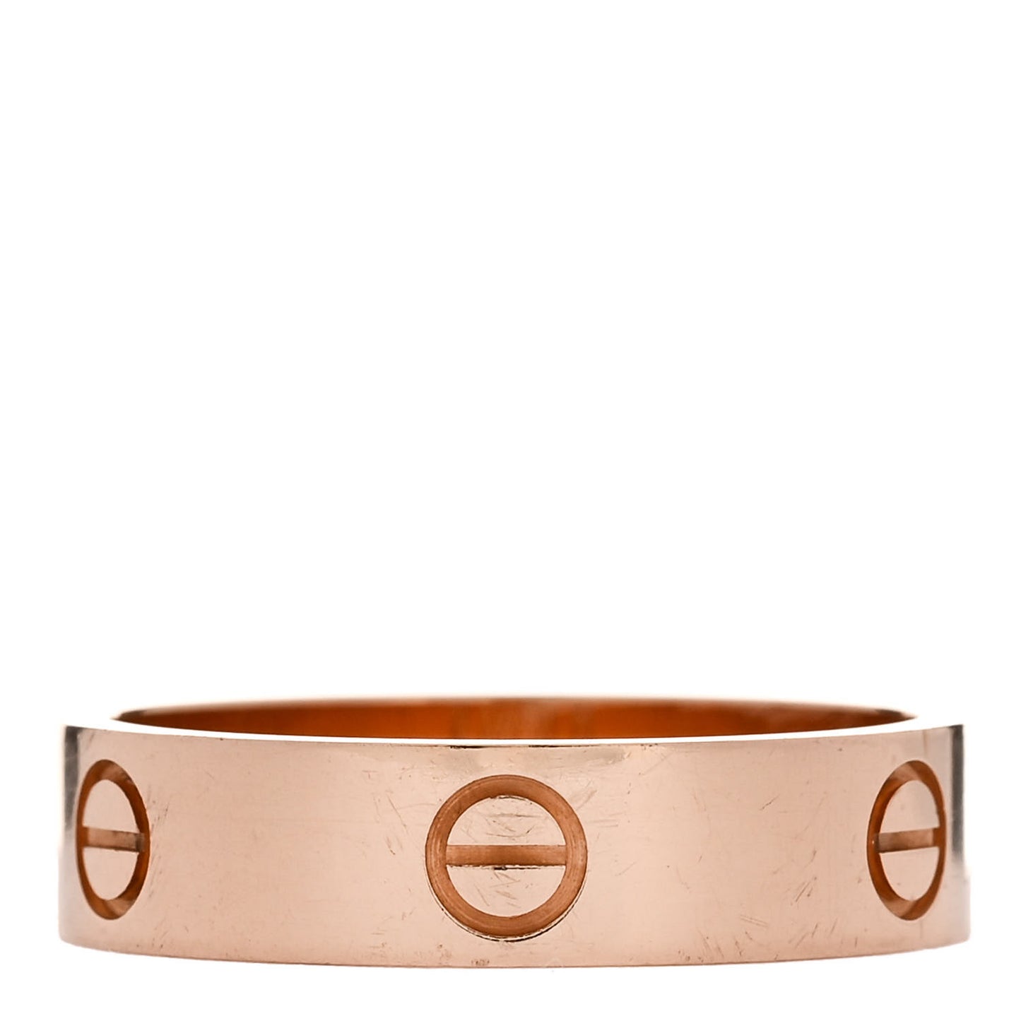 18K Pink Gold 5.5mm LOVE Ring 64 10.75