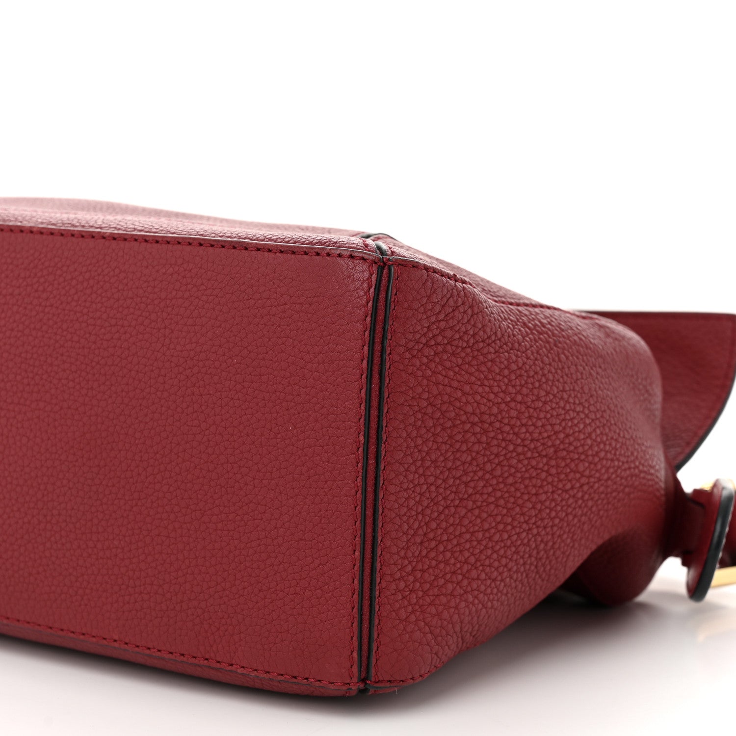 Loewe Grained Calfskin Small Puzzle Bag Rouge 9 of 10