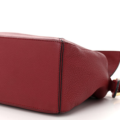 Loewe Grained Calfskin Small Puzzle Bag Rouge 9 of 10