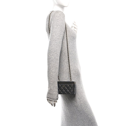 Chanel Caviar Quilted Small Vanity Case With Chain Black 2 of 13