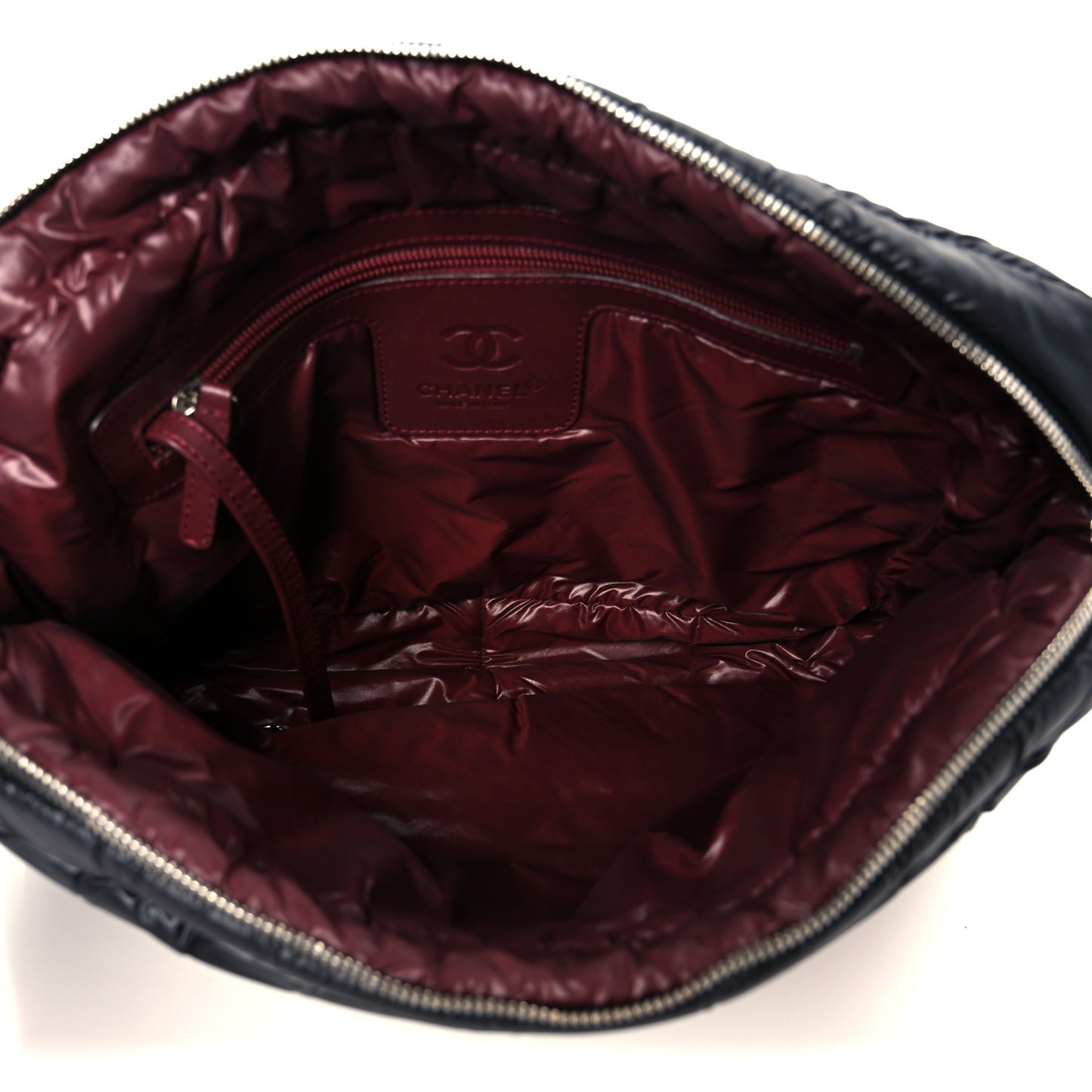 Nylon Coco Cocoon Messenger Bag Black