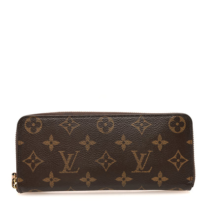 Louis Vuitton Monogram Clemence Wallet Rose Ballerine 1 of 6