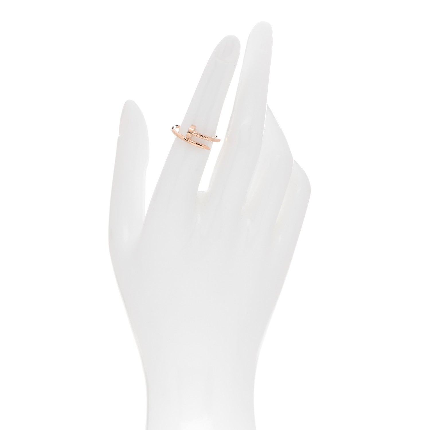 Cartier 18K Pink Gold Small Juste Un Clou Ring 51 5.75 2 of 6