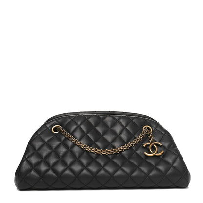 Chanel Lambskin Quilted Medium Just Mademoiselle Black 1 of 10
