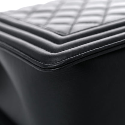 Chanel Calfskin Quilted New Medium Boy Flap Black 11 of 14