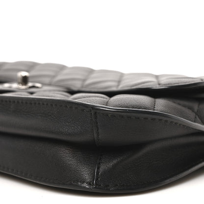 Chanel Metallic Goatskin Quilted Rock In Rome Flap Black 10 of 10